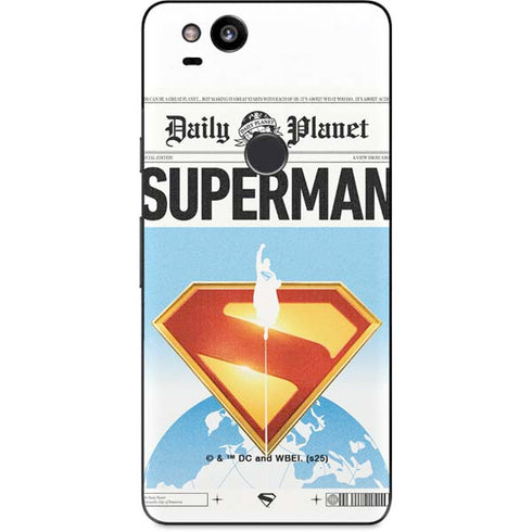Superman 2025 Daily Planet Superman Cover Google Pixel 2 Skin